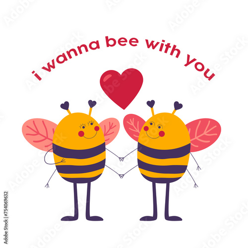 I wanna bee with you, funny, pun