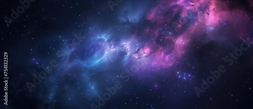 Vibrant Galactic Nebula Space Backdrop