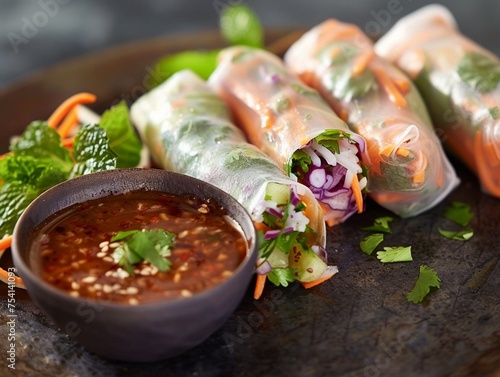 Savor the flavors of Asia with the delicate crispness of spring rolls