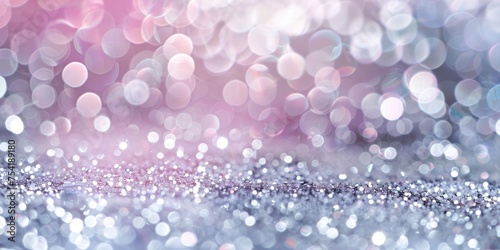 Gorgeous festive background picture glistening with glitter. Generative Ai