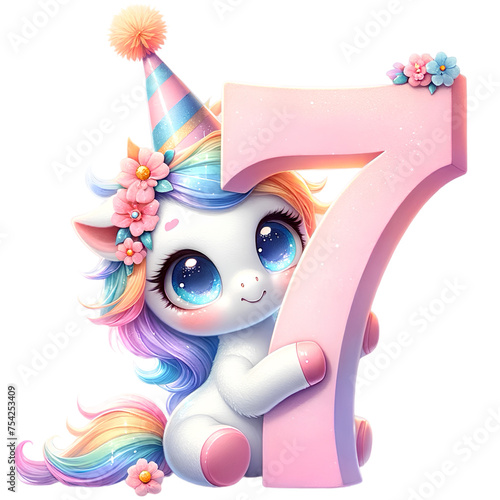 Cute unicorn hugs number 7