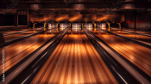 Quilles en folie : Piste de bowling