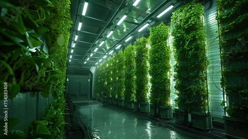 A vertical algae farm producing biofuel as a sustainable energy source