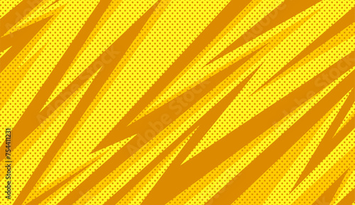  yellow abstract background design, sports theme with modern halftone texture and pop art style design