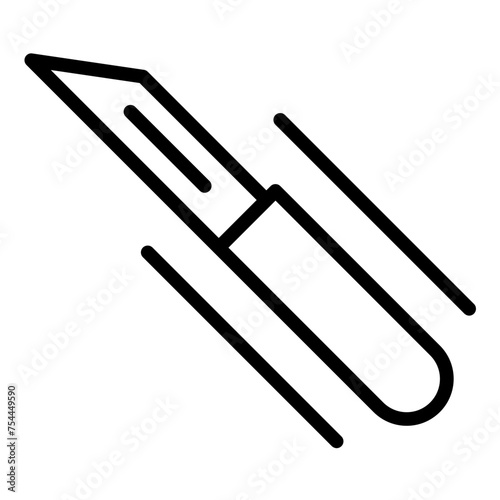 Vector Design Scalpel Icon Style