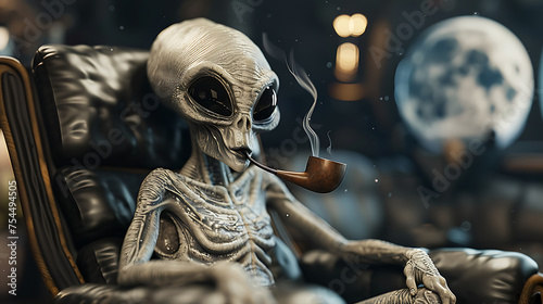 scary halloween skeleton with pipe