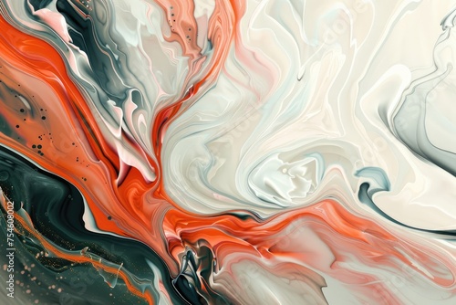 Abstract illustration of fluid and dynamic forms, expressing the fluidity and unpredictability of life