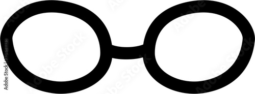 Glasses Frame in Vector SVG Illustration