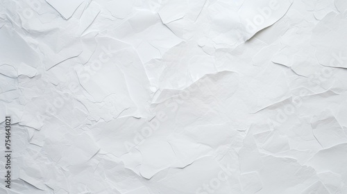 Clean White Paper Collage Texture