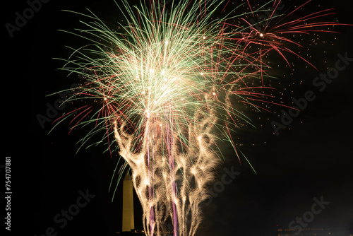 Fireworks on the Potomac River