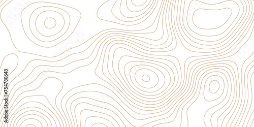 Topographic map background geographic line map pattern .panorama view light brown color wave curve lines .geographic mountain relief abstract grid .the concept map of a conditional geography map .