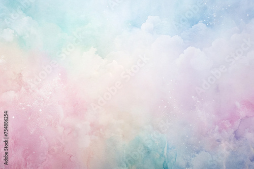 Soft Pastel Watercolor Background with Delicate Washes 