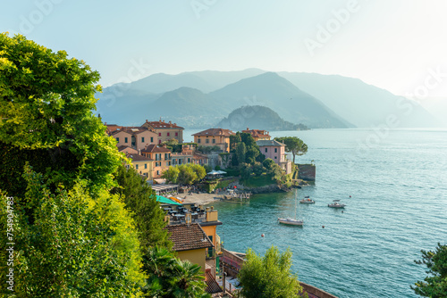 View from above of Varenna