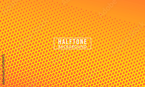 halftone dots pattern gradient geometric colorful background vector illustration template