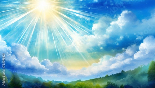 jesus god divine nature background sky clouds faith religion
