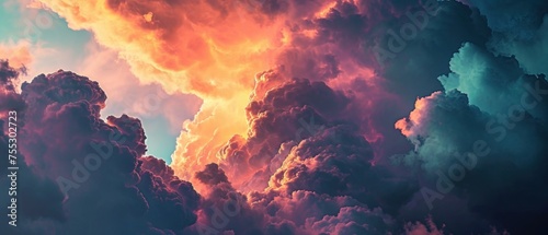 Vivid Sunset Cloudscape Drama