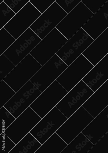 Graphics of road paving. Layout of tiles. Landscape design. Abstract background