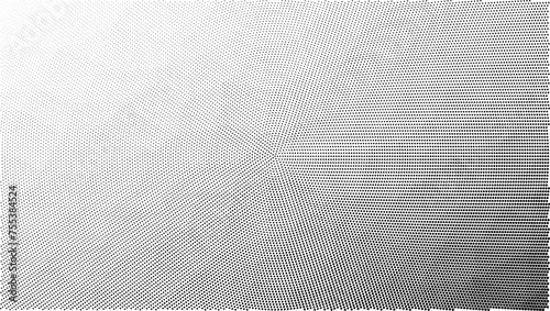Grunge monocgrome halftone dots pattern texture background. Low poly design. Vector illustration 