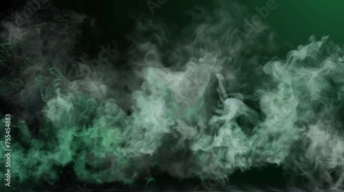 Smoky mist or toxic vapor on the floor with overlay effect on transparent background. Realistic haze of mystical atmospheric steam or condensation. Modern illustration.
