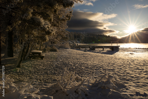 Winter Sunrise, Lake Tahoe