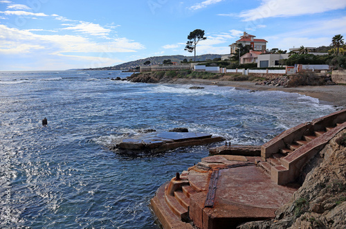 paysage de bort de mer