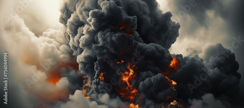 fire smoke bomb explosion, gas, burn 59