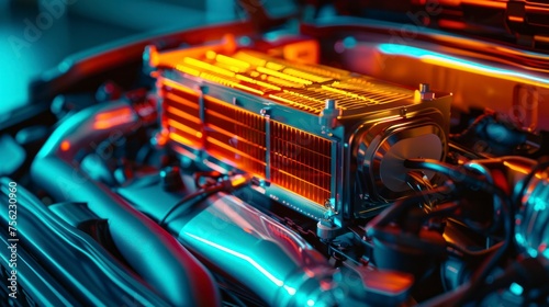 The automotive radiator is a crucial cooling part that prevents overheating by circulating water and steam, making it a necessary spare part.