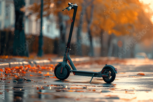 Städtische Mobilität: Produktfoto eines Elektro-Scooters