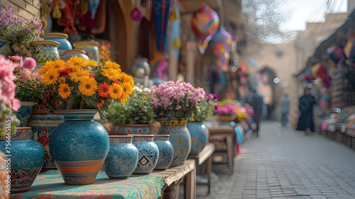 Lens of Tradition: Documenting Nowruz in a Bustling Persian Bazaar