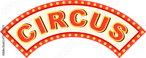 Circus carnival sign