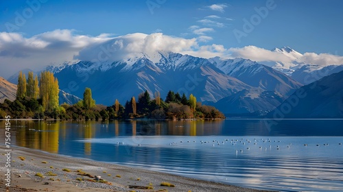 Lake Wanaka, Otago, South Island, New Zealand 