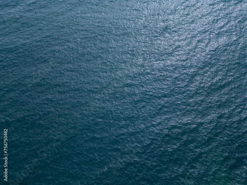 Tranquil Seascape at Dusk aerial view