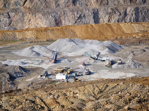 Kopalnia odkrywkowa, kopalnia, kamieniołom, zakład górniczy