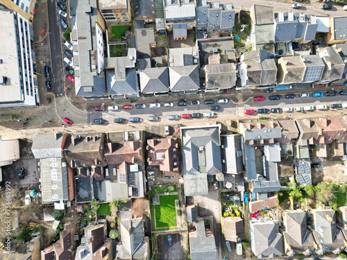 Aerial View Watford City of England 