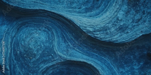 rock with blue variants stone texture full of curves and smooth