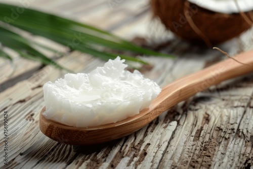 Coconut oil pulling for oral care visualization