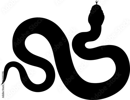 Snake Silhouette SVG Tree Snake Green Snake Chinese horoscope vector bundle rattlesnake anaconda Cobra