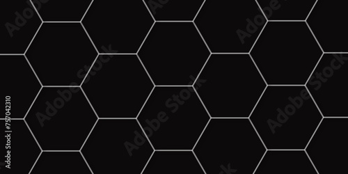 Abstract background with hexagon and black hexagonal background design. luxury geometric black pattern mesh cell texture. dark gray honeycomb texture background. geometric patterns drop shadow.