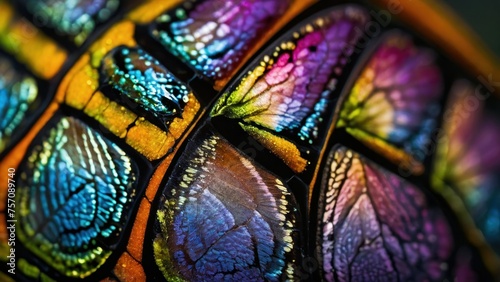 Rainbow Flutter Colorful Patterns of Light Dancing on Butterfly Wings