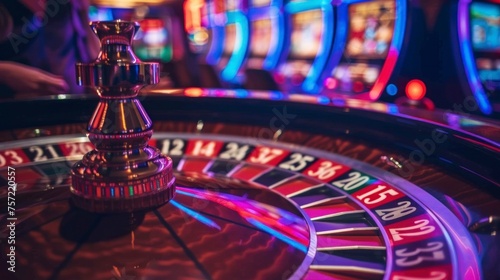 roulette game in a casino