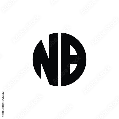 modern nb logo design