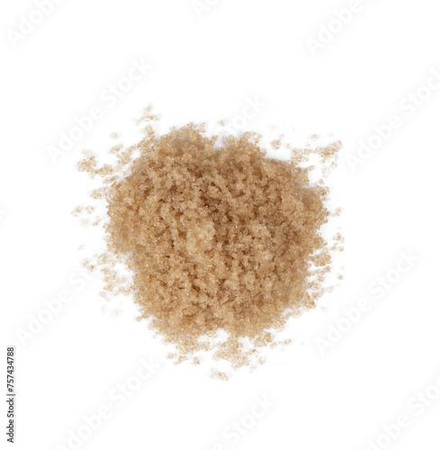 a small pile of raw sugar