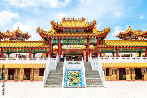 kuala lumpur, malaysia. 15th april, 2023: views of thean hou temple in kuala