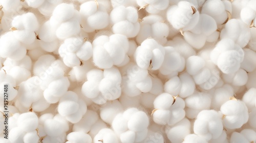 Soft and fluffy cotton balls. Naturalç´ æ. Perfect for use as a background or texture.