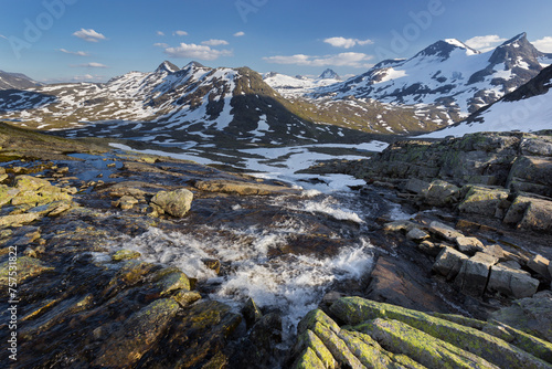 Högvagltindane, Gravdalen, Jotunheimen Nationalpark, Sogn og Fjordane, Norwegen