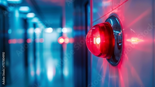 strobe light with fire alarm detector