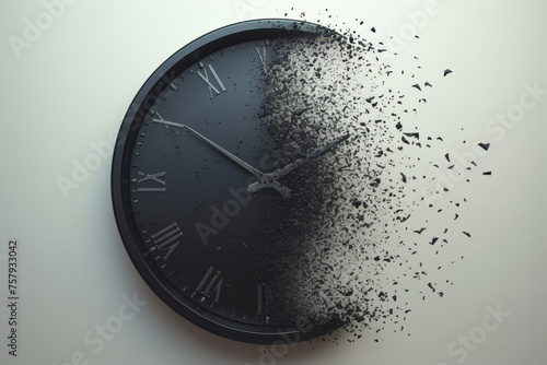 broken clock fragments of time
