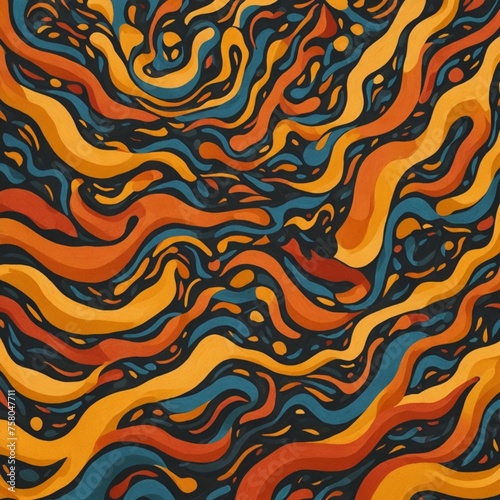abstract pattern with waves.