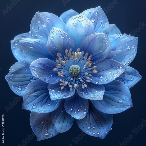 Sacred Lotus Mandala Flower - transcendence, geometry, mindfulness