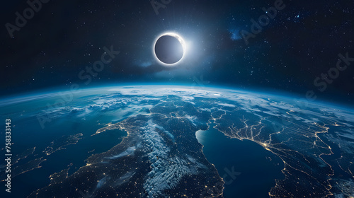 Éclipse solaire époustouflante de 2024 : Trajectoire de l'éclipse totale traversant le Mexique, les États-Unis et le Canada le 8 avril - Un phénomène céleste unificateur.